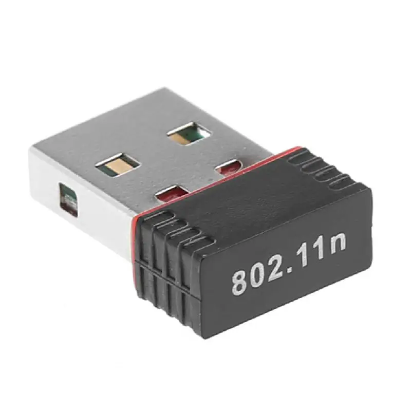 Мини 150 Мбит/с USB2.0 Wi-Fi Беспроводной USB адаптер 802.11n/g/b черный LAN сетевой карты для компьютера D14