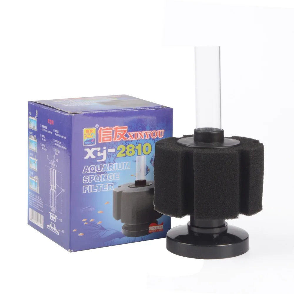 Fish Tank Aquarium Sponge Filter Canister External Pump With Filter