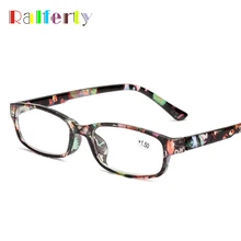 Ralferty Винтаж очки для чтения Для женщин покрытая цельной полиуретановой кожей пресбиопии очки цветок диоптрий очки A9891+ 1,0 1,5 2,0 2,5 3,0