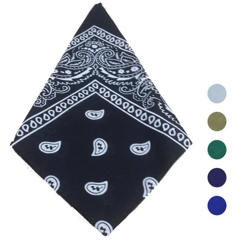 100/% cotton PLAIN BANDANA cow boy girl biker neck scarf head bandanna mix colour