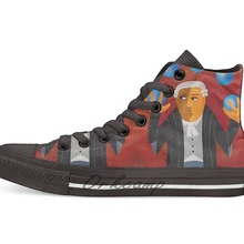 JUGGLER/Новинка; дизайнерская Повседневная парусиновая обувь; обувь на заказ; Прямая