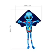 Высокое качество 55 дюймов X 37 дюймов спортивный пляжный змей легко летает семья наружное, спортивное, игрушечное Дети Смешные змеи с ручкой шнура