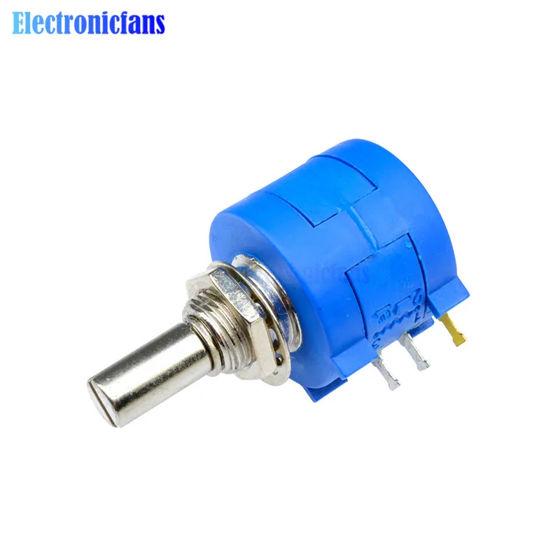 Поворотный проволочный прецизионный потенциометр 3590S 2 104L 100K Ohm 10 оборотов|rotary