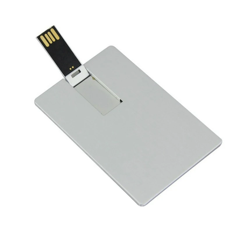 

Promotional Metal custom laser print super thin credit card usb flash drive USB Card 1g 2g 4g 8g 16g DIY Your Logo Aluminum