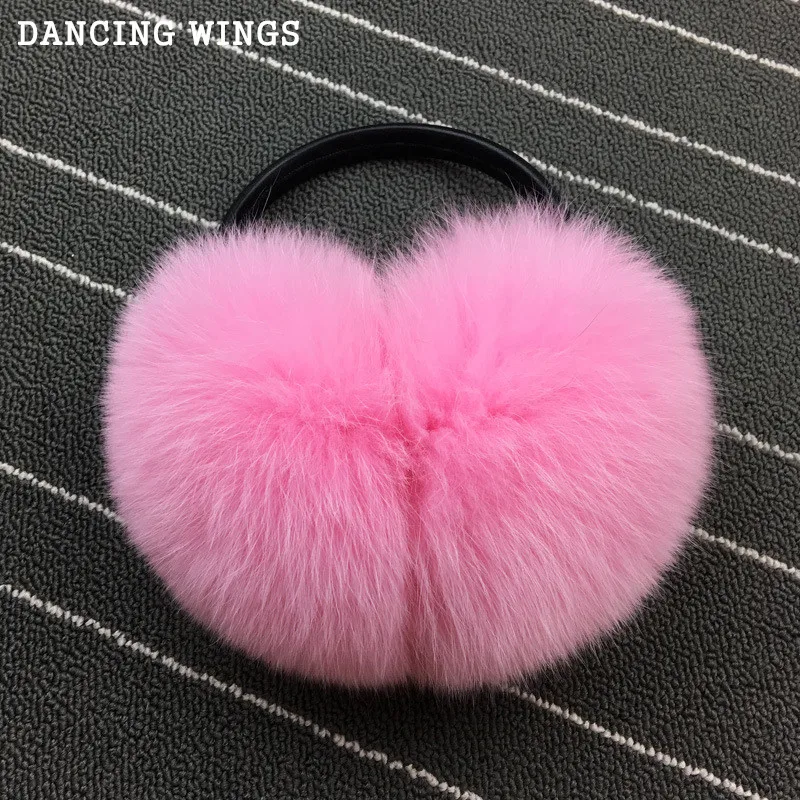 

Whole Skin Real Fox Fur Earmuffs Winter Warm Soft Natural Fur Ladie's Plush Ear Muff