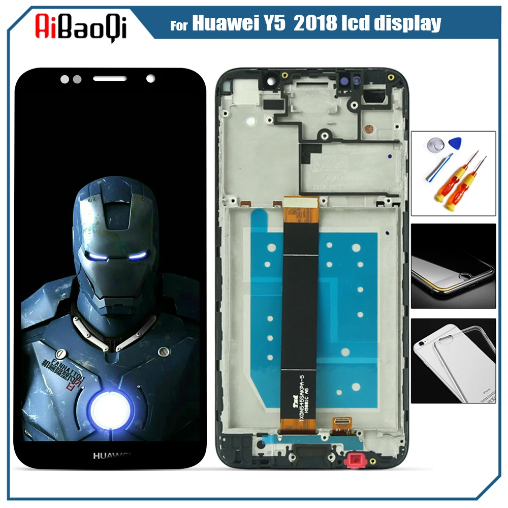 

For Huawei Y5 2018 Display With Touch Screen Assembly Replacement For Huawei Y5 Prime 2018 LCD Digitizer With Tools