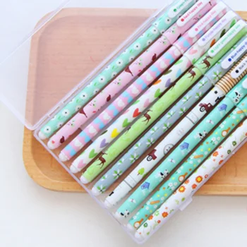 1pack/lot 10 colors New Vintage Fresh Animal & Flower series color gel pen cute stationery retail