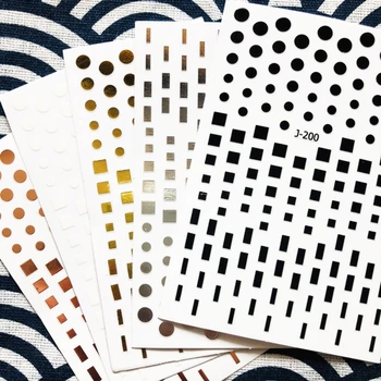 

J-200 series 3d nail art stickers decal template diy nail tool decorations