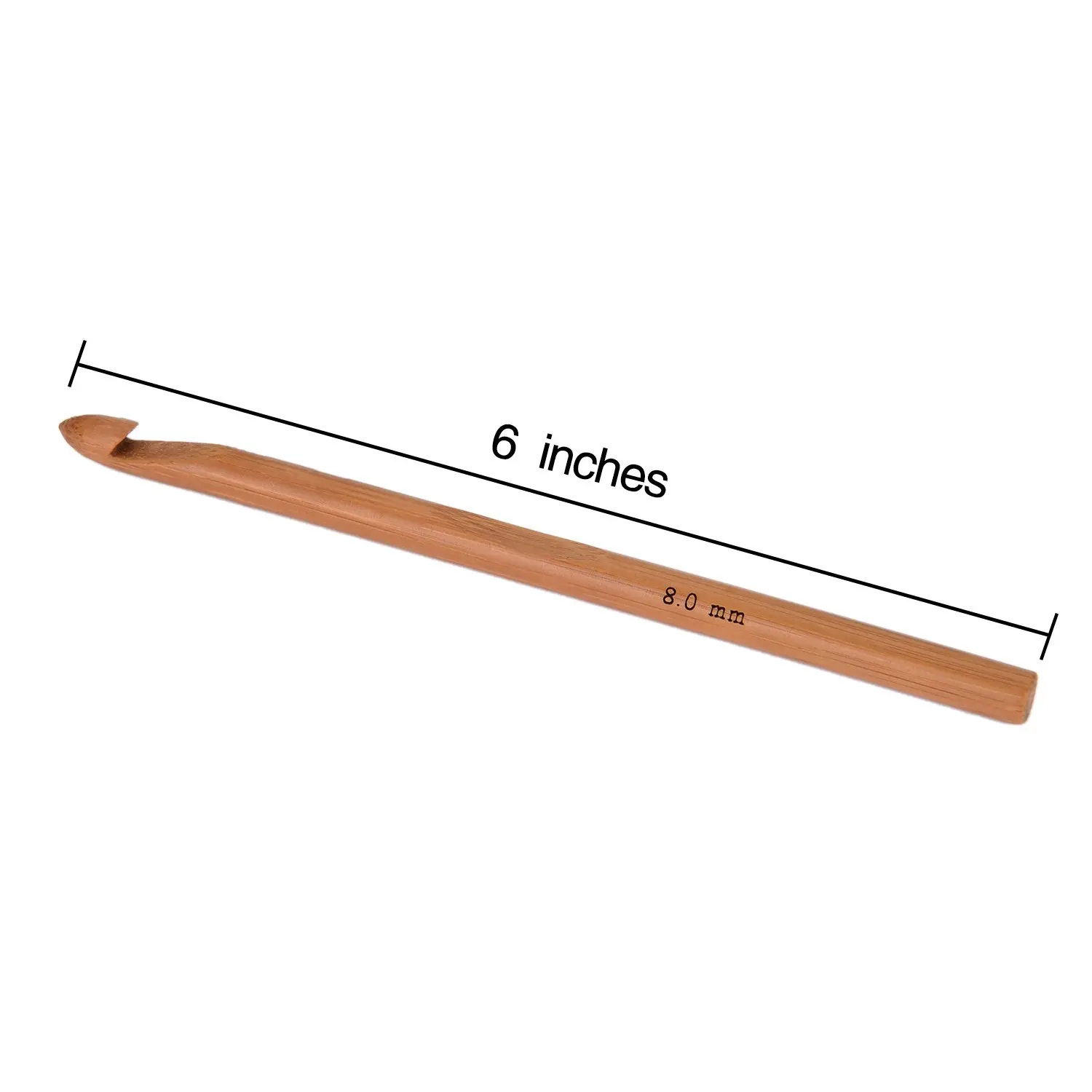 CellDeal 12 шт. Бамбуковая пряжа, крючок для вязания крючком, игла, ручка для вязания, пряжа для рукоделия, диаметр 3 мм до 10 мм