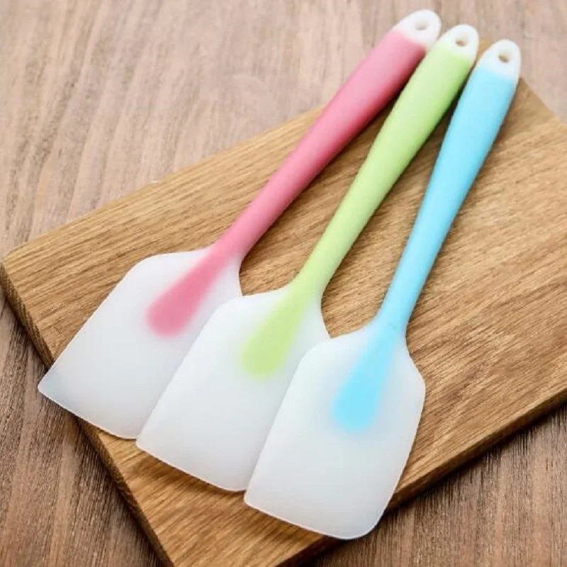Cream Spatula Baking Tools For Cakes Double Silicone Spatula Spoon Cookie Spatulas Pastry