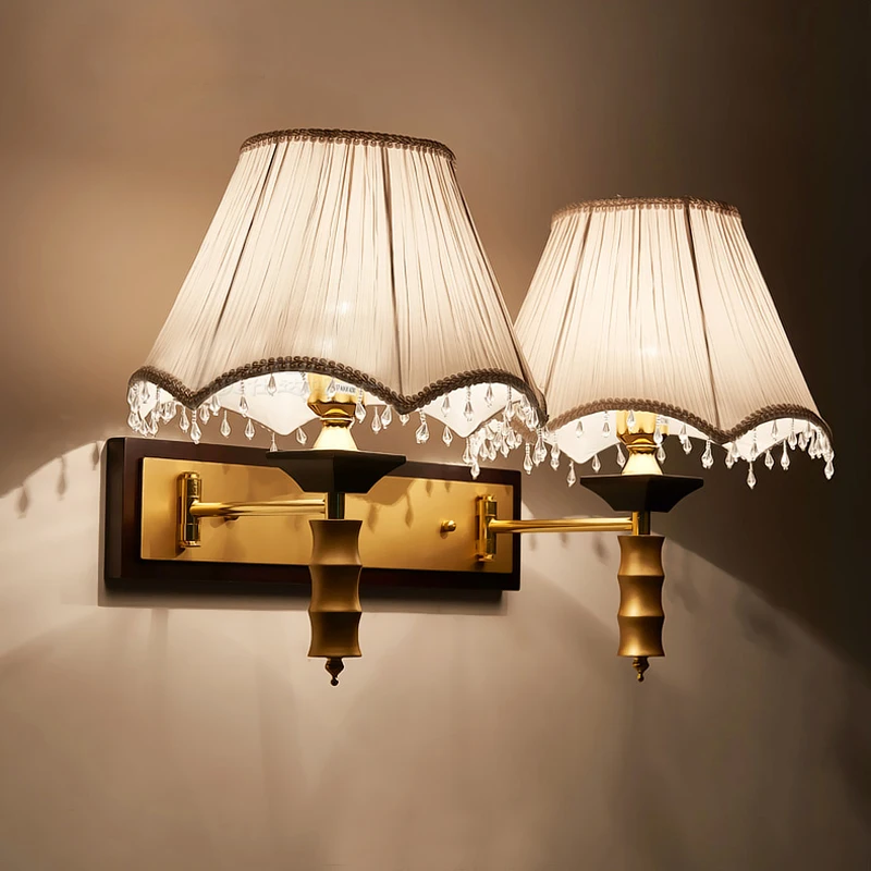 

bedroom bedside wall lamps aisle wall sconce stair lamp mirror light European-style wall lights mirror front lamp bedside lamps