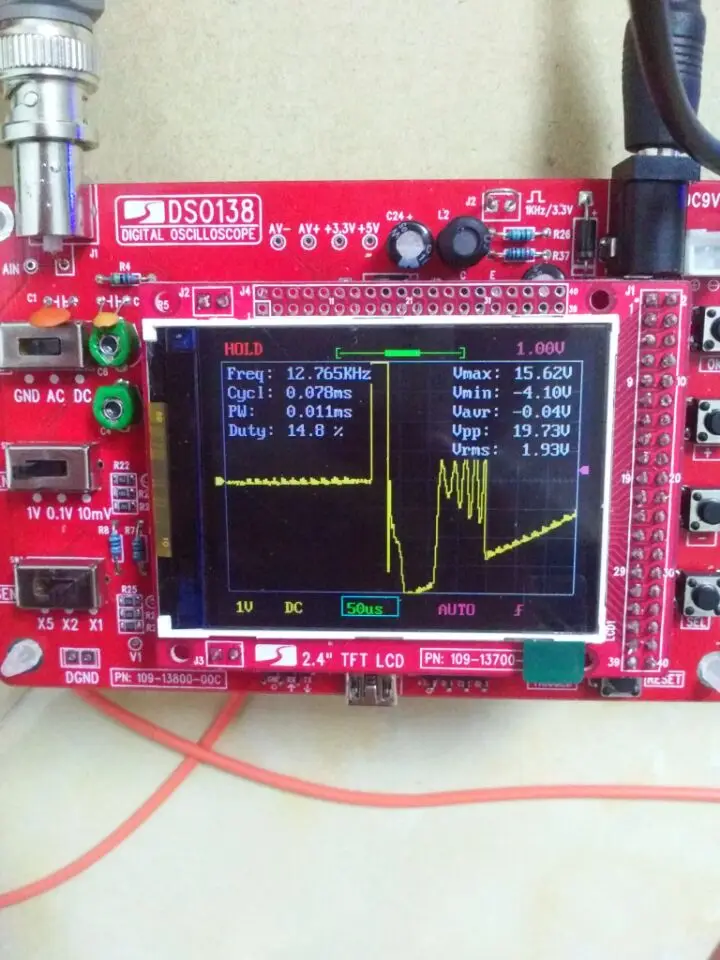 JYETech подлинный DSO138 2,4 TFT карманный осциллограф DIY kit SMD части не Паяные электронные DIY обучающий Комплект 200 кГц