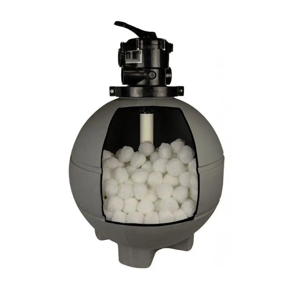 700g White Pool Cleaning Filter Balls Water Treatment Reusable Filterlight high strength durable swimming pool cleaning