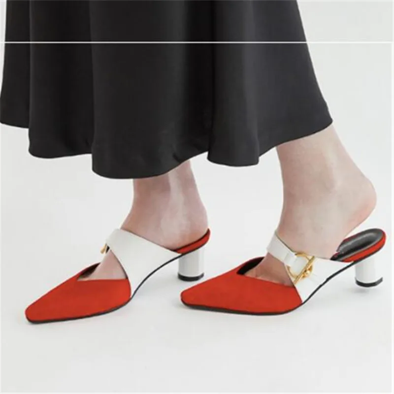 Événement Couleurs Chic Marque Show Designer Appartements Show Zapatos Élégant as Femmes As Mocassins Chaussures Mix Mujer Parti Nouveau Pantoufles De Coréen Boucle Diapositives AqnqvT