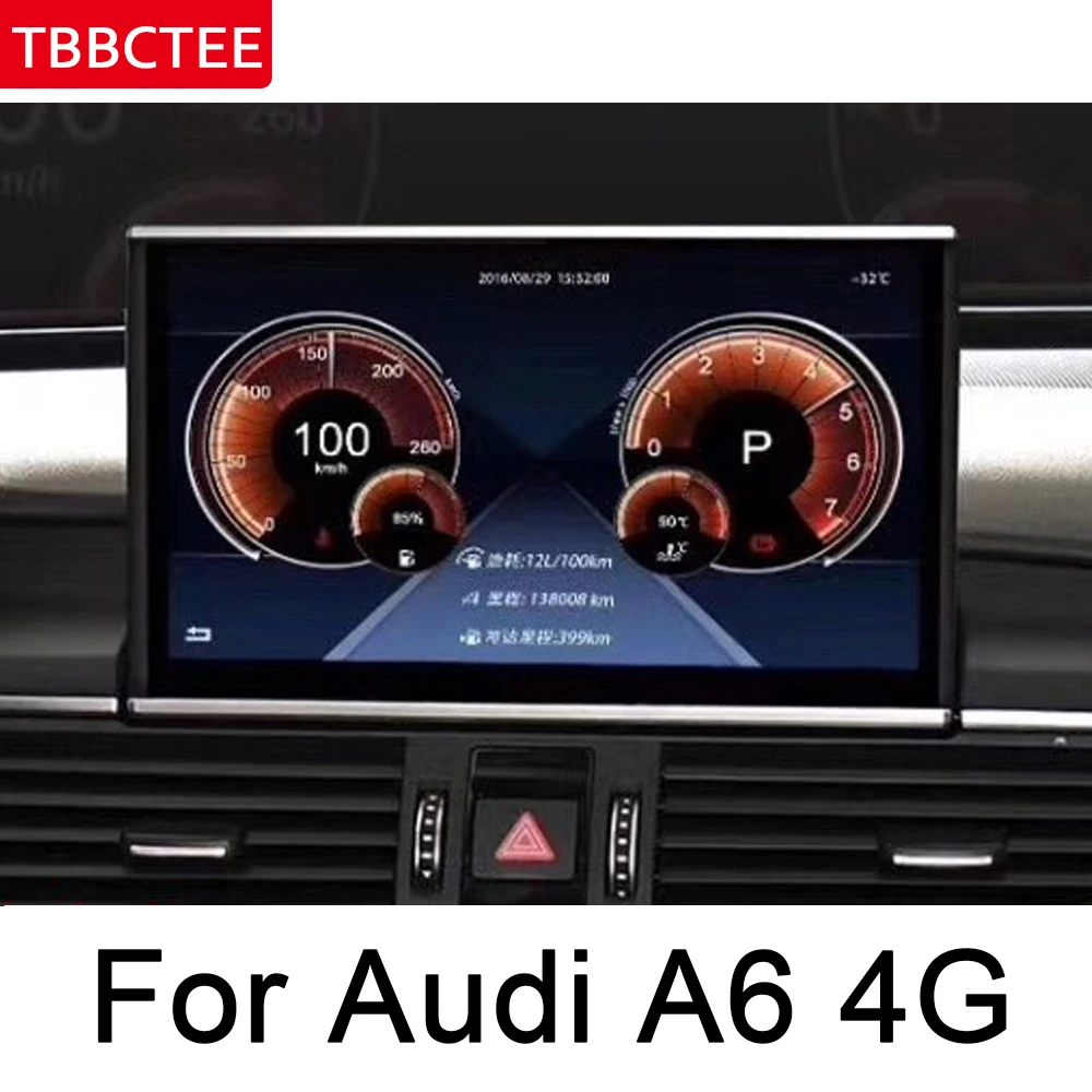 

For Audi A6 4G 2011~2018 MMI IPS Android 8.0 up Car Multimedia Player GPS Navigation Original Style HD Screen WiFi Head unit map