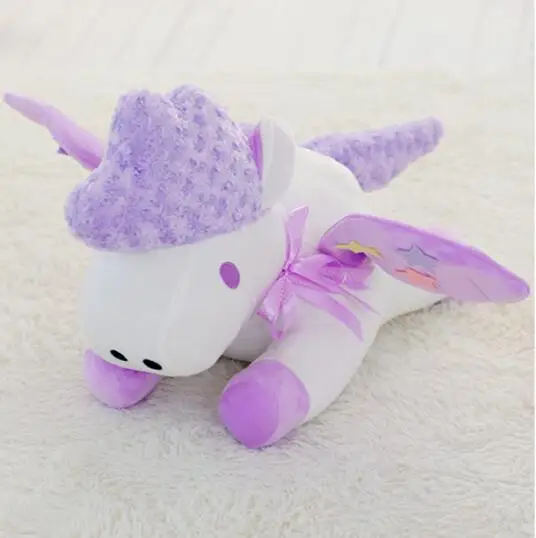 

70cm Big size Cute Purple Unicorn Pillow Plush toys doll Stuffed Toy