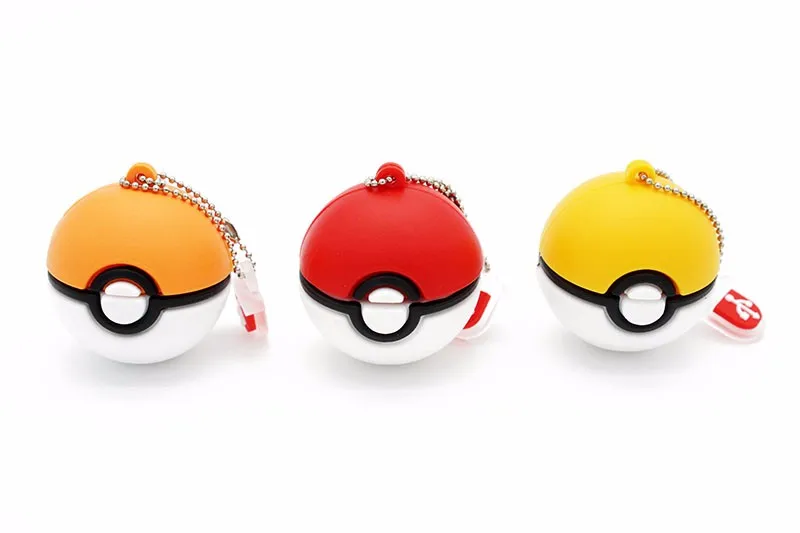 JASTER Pokemon usb флеш-накопитель Pocket Monster Poke Ball Pikachu Флешка 4 ГБ 16 ГБ 32 ГБ 64 ГБ u диск memory stick модная