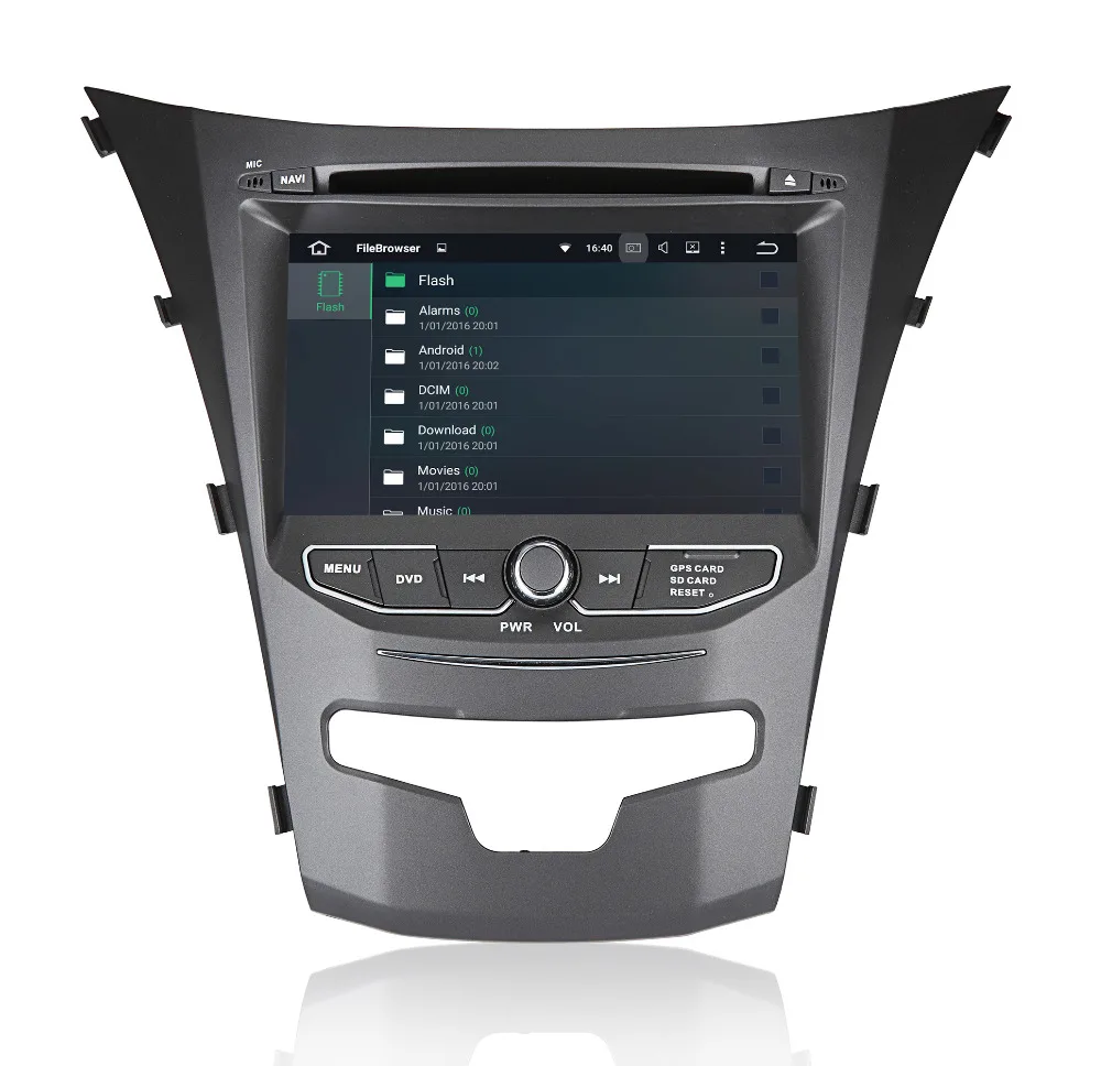 Excellent 2G RAM Octa Core Android 8.1 Car DVD GPS For Ssangyong Actyon Korando 2014 2015 Car Radio Stereo Car Video Audio Player Wifi 3G 8