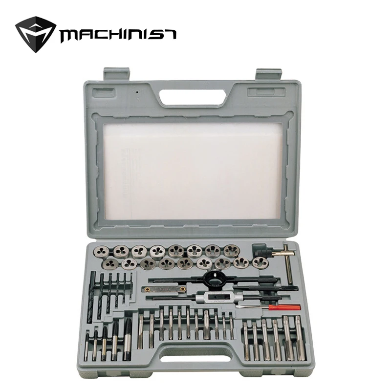 

52pcs Screw Thread Metric Plugs Taps and Die Wrench Set Used For Electric Tools For Model Processing Handmade DL-SG52P