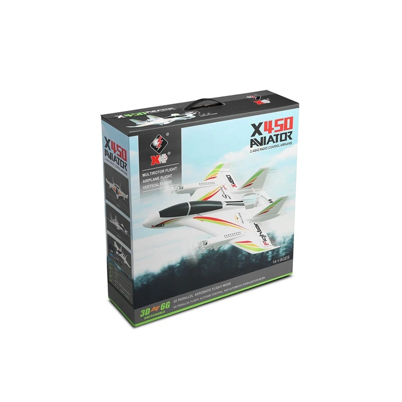 xk x450 vtol 2.4 g 6ch epo