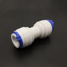 

3/8" - 3/8" OD Tube PE Pipe Fitting Hose Straight Quick Connector Aquarium RO Water Filter Reverse Osmosis System