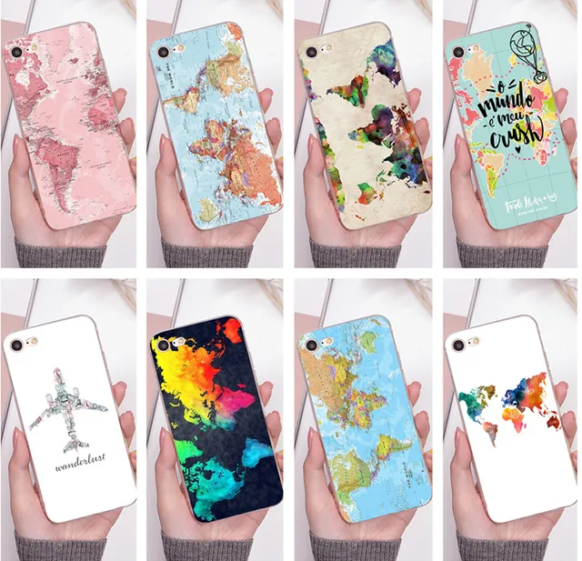 coque map monde iphone 6