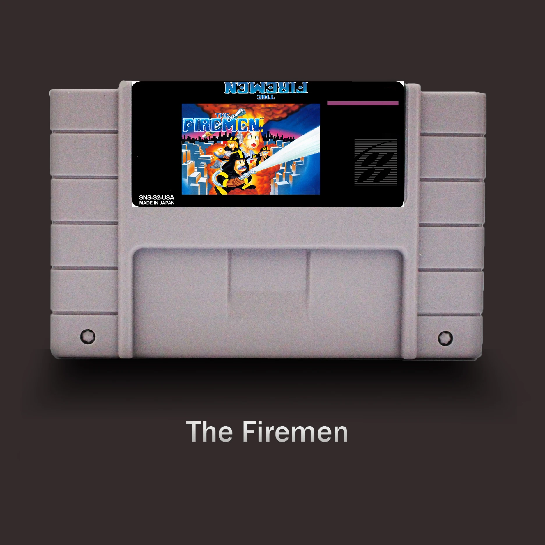 

The Firemen -16 bit For USA NTSC Game Player Big Gray Game Card