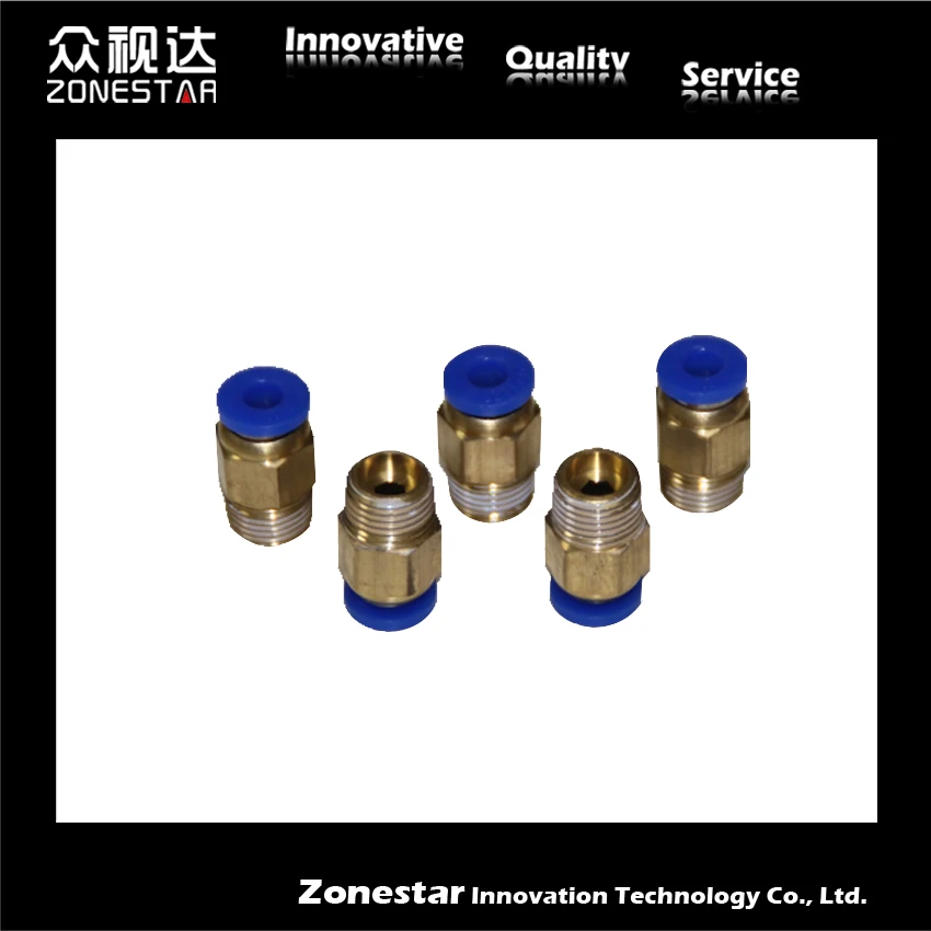 Air Pneumatic Connection 1/4" 3D Printer Parts&Accessories for Bowden Extruder 3D Printer DIY kit Reprap PC08-01