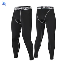 Компрессионные штаны для баскетбола, спортивные колготки для бега, мужские Леггинсы для бега, одежда для фитнеса, спортзала, быстросохнущие эластичные спортивные штаны
