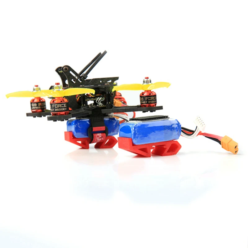 Опорный кронштейн из ТПУ для аккумулятора 110-130 мм 2-4 S Lipo батарея 550 mAh-850 mAh 30g беспилотная камера д/у FPV гоночная часть