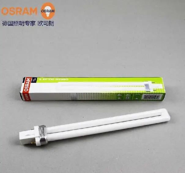 

OSRAM DULUX S 11W compact fluorescent lamp tube,LUMILUX G23 2 pins bulb,11W/827 Warm white,11W/840 Cool white,11W/865 Daylight