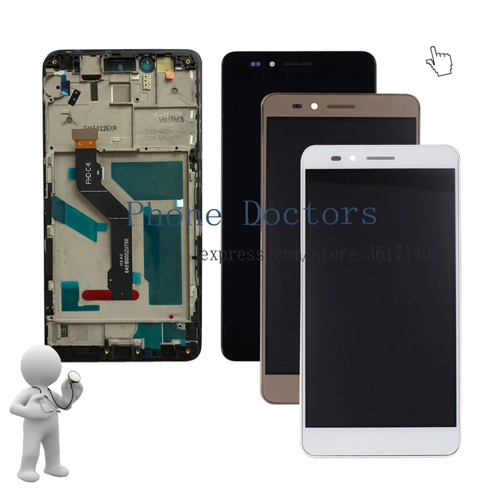 5.5'' Full LCD DIsplay + Touch Screen Digitizer Assembly With Frame For Huawei Sensa LTE H710VL H715BL New 100% Tested | Мобильные