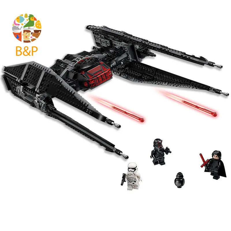 

Legoing 75179 705Pcs Star Series Wars The Tie Model Fighter Building Block Educational DIY Toy For Children Gift 05127
