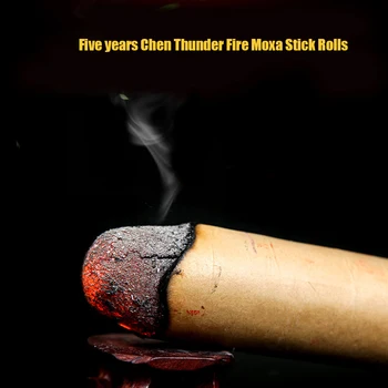 

1pcs 50*200mm Big Thunder Fire Moxa Stick Rolls Moxibustion With Traditional Chinese Herbal Medicine Moxa Acupuncture Therapy