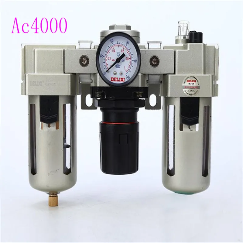 

AC Series FRL, UFRL, Filter + Regulator + Lubricator combination S MC AC4000 series
