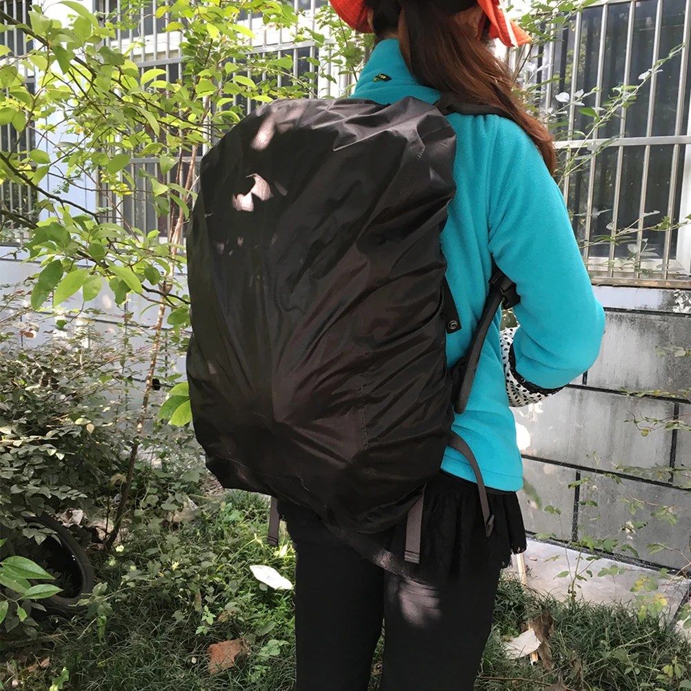 Black& Green 40D Nylon Waterproof Backpack Rain Cover For Outdoor