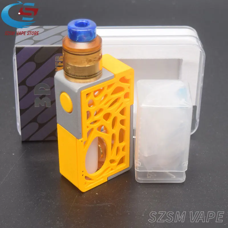 Fogger xbox Mechanical Squonk Box mod с QP KALI V2 RDA kit 8 мл силиконовая бутылка 18650 20700 батарея Автоматическая регулировка Vape Mod