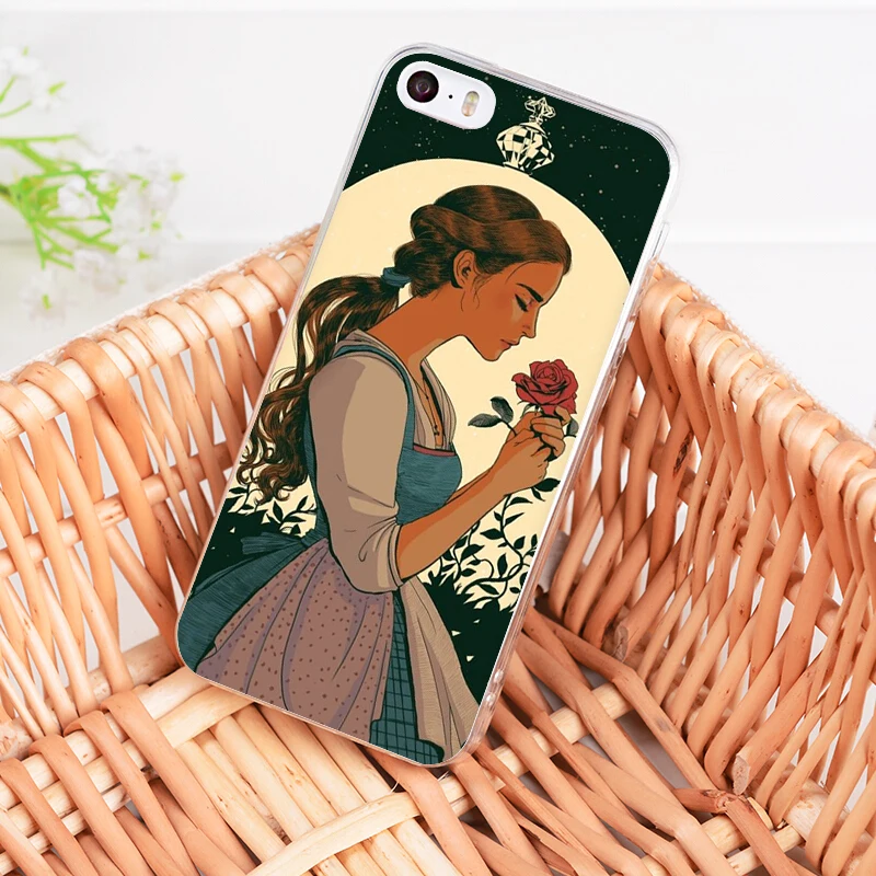 MaiYaCa для iphone 7 6 X XR XS MAX чехол beauty Beast Rose Princess Art CoquePhone чехол для iphone 8 6S Plus 5s SE - Цвет: 14