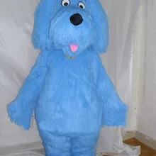 Милый Рождественский Синий плюш, костюм талисмана для взрослых, размер рождественского животного, синий костюм кунг-фу панды, EMS, SW121