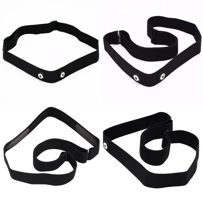 Outdoor Elastic Chest Mount Belt Strap Bands Adjustable Sport Heart Rate Monitor Fitness Equipment For Body Building