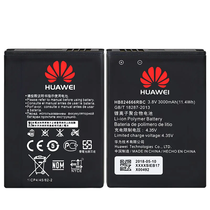 Аккумулятор для телефона huawei HB824666RBC для huawei E5577 аккумулятор 3,8 V высокой емкости 3000 mAh Замена литий-ионная батарея