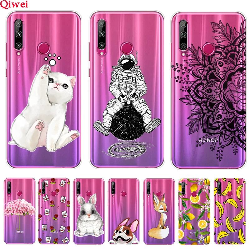 

Honor10i Case For Huawei Honor 10i Case Clear Soft Silicone Print Back TPU Cover For Huawei Honor 10i 10 i HRY-LX1T Case Funda