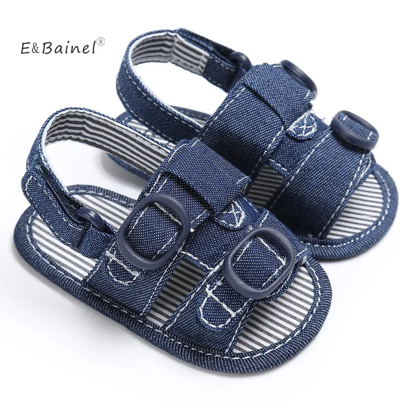 E&Bainel Summer Baby Boy Shoes Cotton Kids Shoes Infant Soft Demin