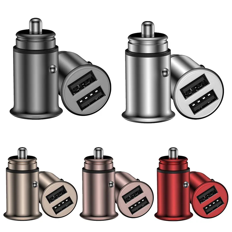 Новый высокое качество Mini Dual USB Smart автомобильное зарядное устройство супер