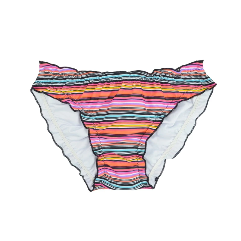 Женские Плавки пляжная низкая талия Chiffons Ruching 2019 летние бикини нижние палантины