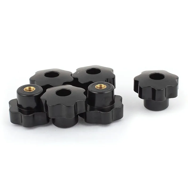 

Machinery Latche Knurled Clamping Nuts Knob Grip M8 Female Thread 6pcs