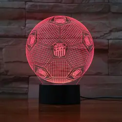 FSV Zwickau футбол светодиодный ночник RGB украшения в спальню декоративные лампы для детей комплект Немецкий футбол FC 3D лампа дропшиппинг 2019