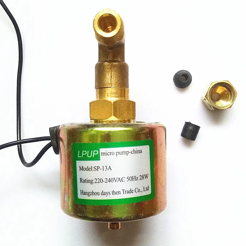 

Steam drag oil pump Model SP-13A Power 220-240VAC-50Hz Power 28W