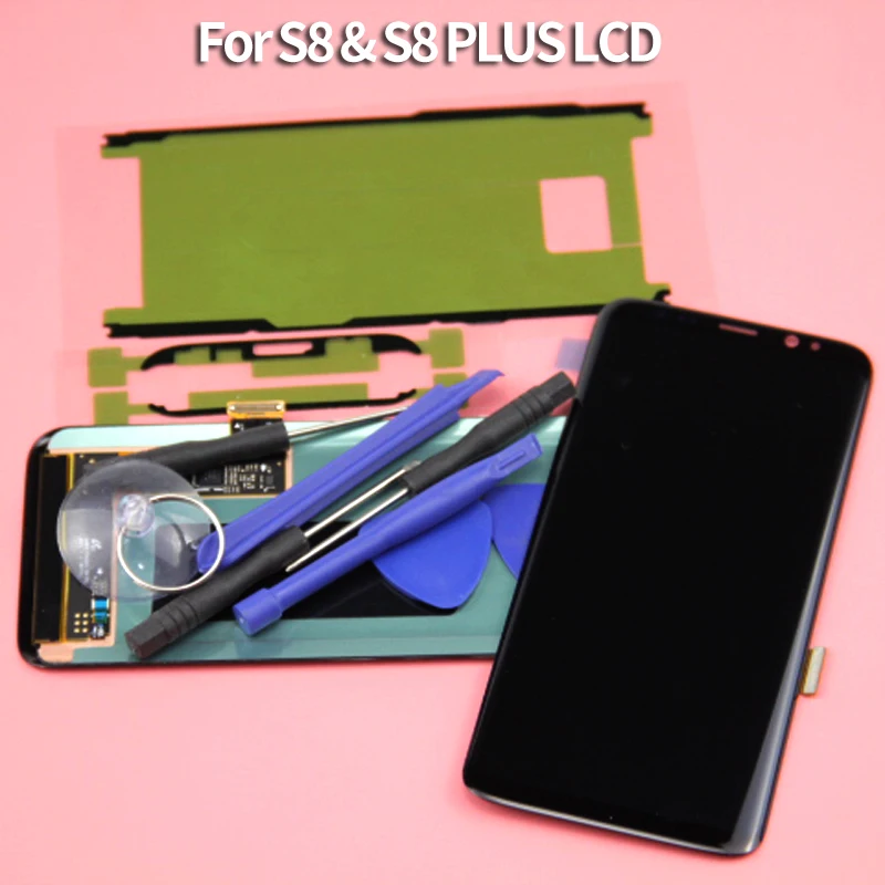 

For Samsung S8 LCD Replacement for SAMSUNG Galaxy S8 Plus LCD G955 S8 G950 G950F Display lcd Touch Screen Digitizer Black