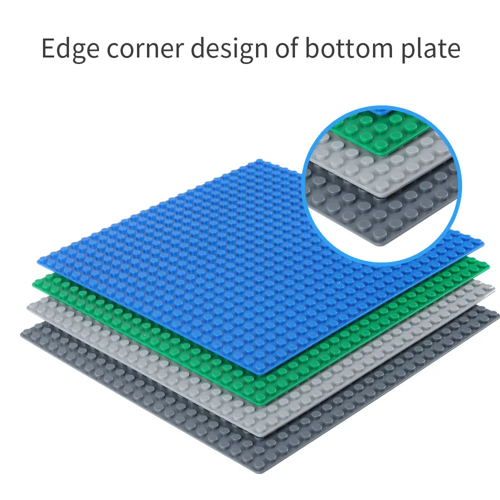 

1PC Small Dots Base Plate 24X24 Dots 19.2X19.2 CM Single Side Baseplates For Small Building Blocks Learning Toy For Kid